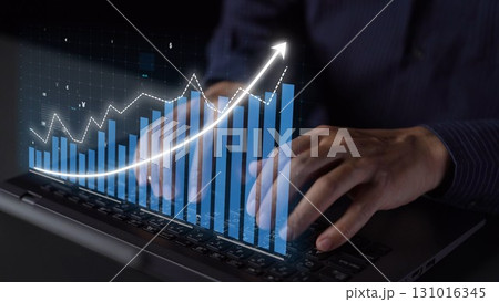 Hands Typing on Laptop with Digital Graphs and Data Analytics Display for Financial Growth and Business Performance Monitoring Copula Hands Typing on Laptop with Digital Graphs and Data Analytics Display for Financial Growth and Business Performance Monitoring Copula 131016345
