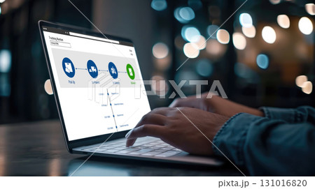 Delivery tracking system for e-commerce and brisk online business 131016820