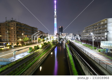 東京スカイツリー 特別ライティング 名探偵コナン 煌きの青天塔 東京スカイツリー 特別ライティング 名探偵コナン 煌きの青天塔 131016968