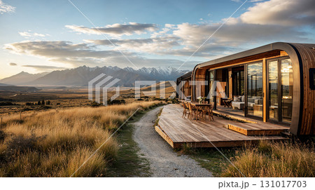 高台に建つタイニーハウス 131017703