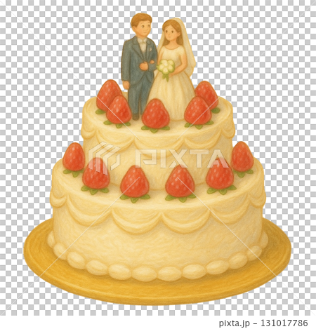 [婚禮] 婚禮蛋糕插圖 131017786