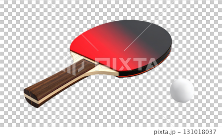 Badminton racket and shuttlecock isolated on white background. 131018037