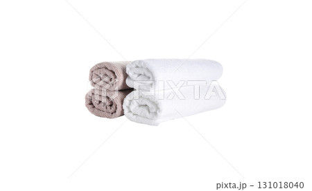 White towel isolated on white background 131018040