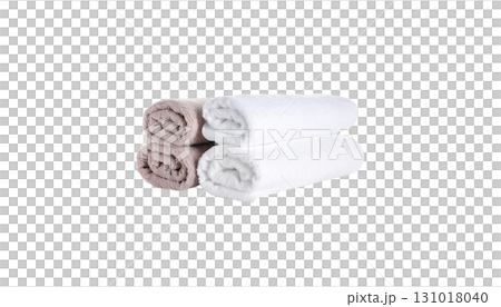White towel isolated on white background 131018040