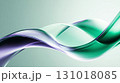 緑と紫の抽象的な光沢ウェーブ背景 131018085
