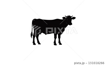 Cow and calf isolated on white background Cow and calf isolated on white background 131018266
