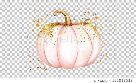 Beautiful pumpkin icon illustration isolated on white background. Beautiful pumpkin icon illustration isolated on white background. 131018532