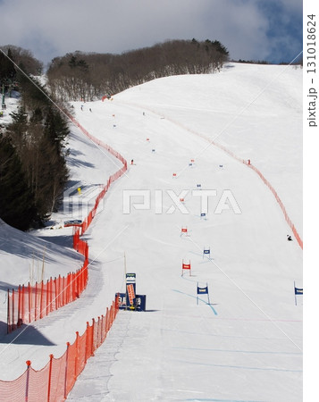 白馬岩岳スノーフィールド 2022年全国学生岩岳スキー大会のコース 白馬岩岳スノーフィールド 2022年全国学生岩岳スキー大会のコース 131018624