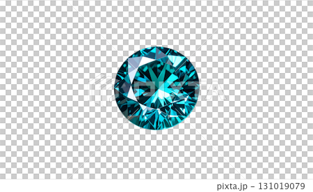 Bright blue gems on a white background Bright blue gems on a white background 131019079