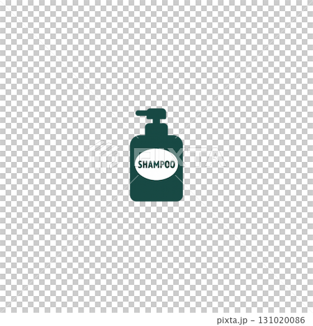 シャンプーのカラーアイコン、背景なし、素材、イラスト、日用品、アメニティ 131020086