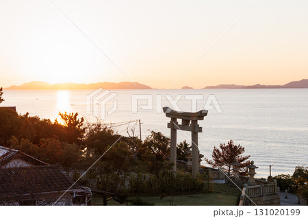 赤穂御崎にある伊和都比売神社の鳥居 131020199