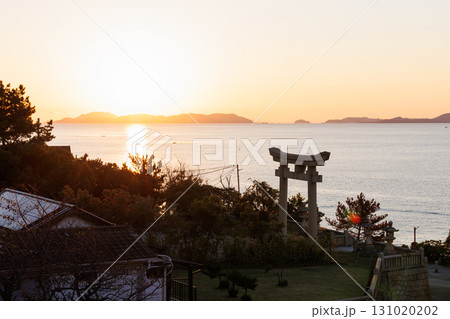赤穂御崎にある伊和都比売神社の鳥居 131020202