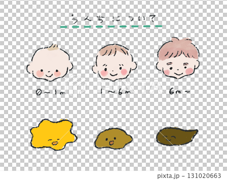 赤ちゃんのうんち(カラー) 131020663