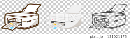 Inkjet multifunction machine (during printing) 131021176