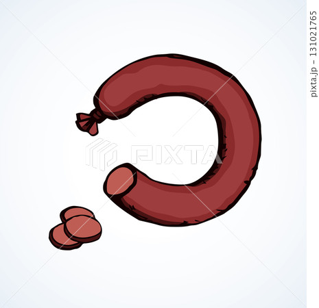 Sausage. Vector drawing 131021765