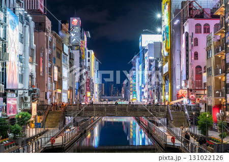 《大阪府》道頓堀の夜景 131022126
