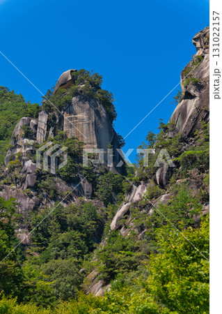 夏の昇仙峡円覚峰 夏の昇仙峡円覚峰 131022157
