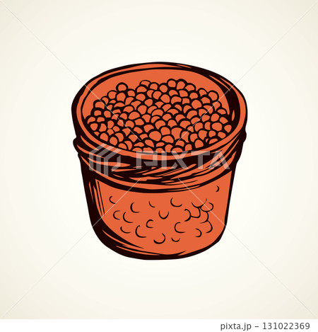 Caviar. Vector drawing Caviar. Vector drawing 131022369