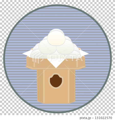 十五夜にお供えする団子のイラスト 131022570