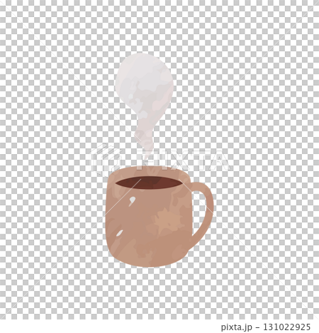 ホットココアのベクターイラスト　水彩手描き風 131022925