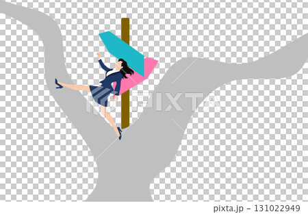 人生の分岐点のイラスト	 131022949