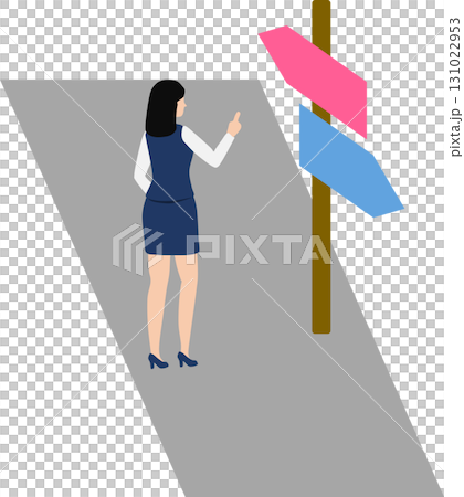 人生的轉捩點插畫 131022953