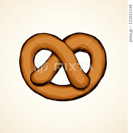 Pretzel. Vector drawing Pretzel. Vector drawing 131023148