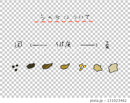 Poop shape illustration (color) Poop shape illustration (color) 131023462
