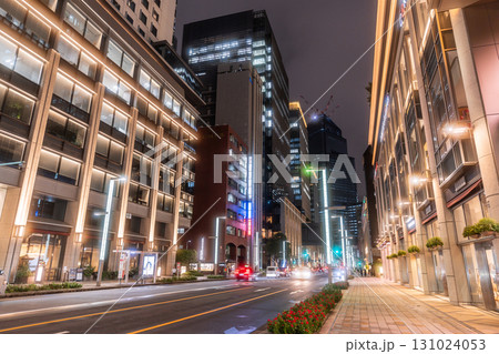 《東京都》日本橋室町・都市夜景 131024053