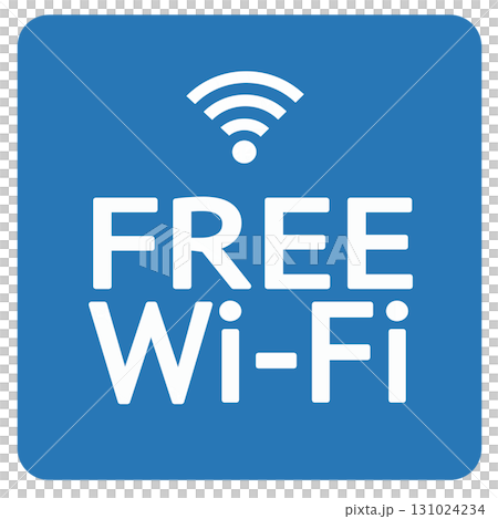 免費 Wi-Fi 標記、簡單插圖、圖示、標記、顯示、指南、象形圖、標誌 131024234