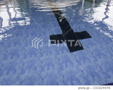 Indoor swimming pool in the summer 131024976
