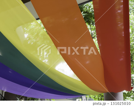 A colorful landscaped formal public garden A colorful landscaped formal public garden 131025010