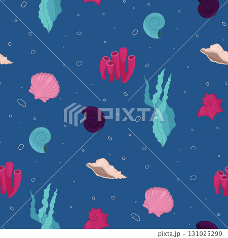 marine seamless pattern marine seamless pattern 131025299