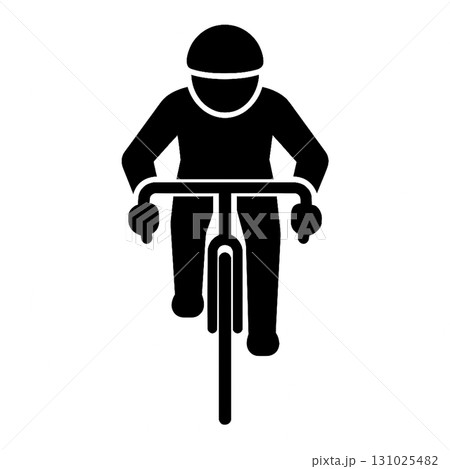 自転車　ロードバイク　アイコン 131025482