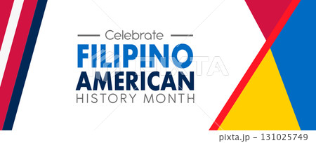 Filipino American History Month Abstract Background. banner poster post designvector illustration. Filipino American History Month Abstract Background. banner poster post designvector illustration. 131025749