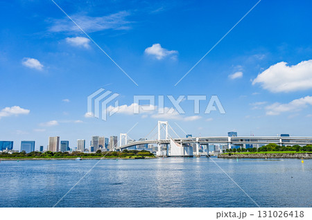 東京お台場からの都市風景 東京お台場からの都市風景 131026418