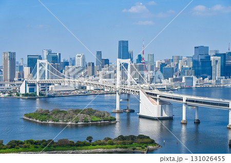 東京お台場からの都市風景 東京お台場からの都市風景 131026455