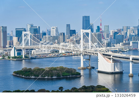 東京お台場からの都市風景 131026459