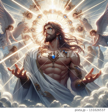 古典芸術風に描かれた荘厳な光景 古典芸術風に描かれた荘厳な光景 131026537