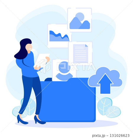 Illustration vector graphic cartoon character of document Illustration vector graphic cartoon character of document 131026623
