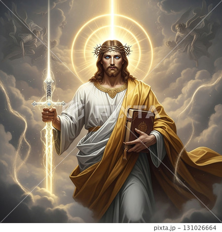 天上の光に包まれた幻想的な姿 天上の光に包まれた幻想的な姿 131026664