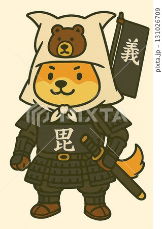 熊戦国武将柴犬謙信 131026709