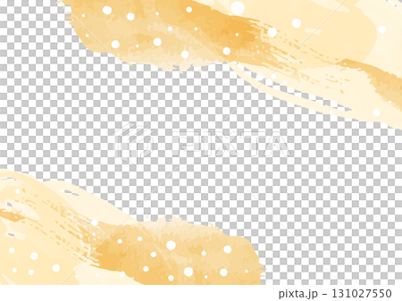 Yellow and orange watercolor background 131027550