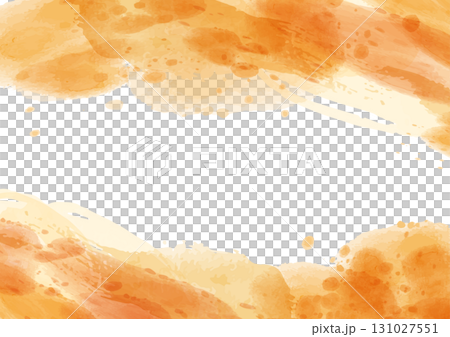 Orange watercolor background 131027551