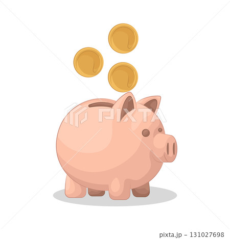 Illustration of piggy bank Illustration of piggy bank 131027698