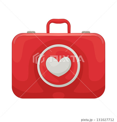 Illustration of first aid kit Illustration of first aid kit 131027712