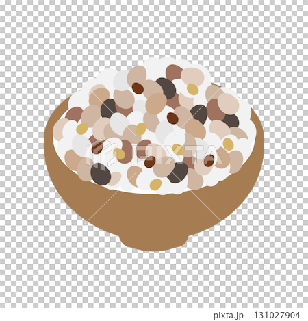 ごはん　雑穀米　イラスト 131027904