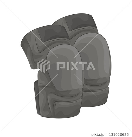 Illustration of police shin guard  131028626