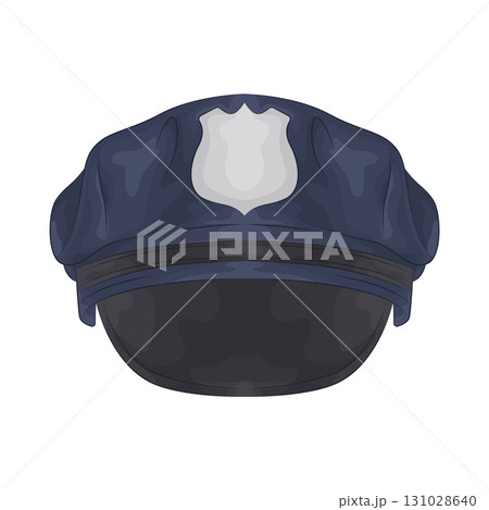 Illustration of police hat 131028640