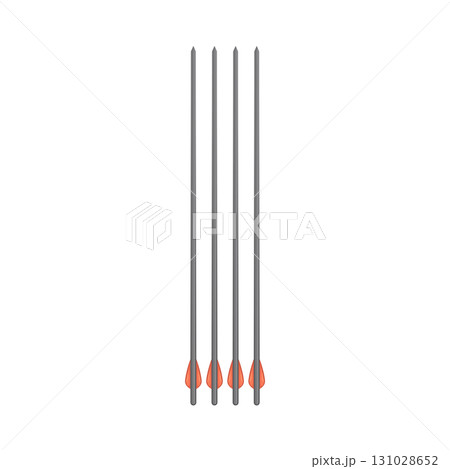Illustration of archery arrow 131028652
